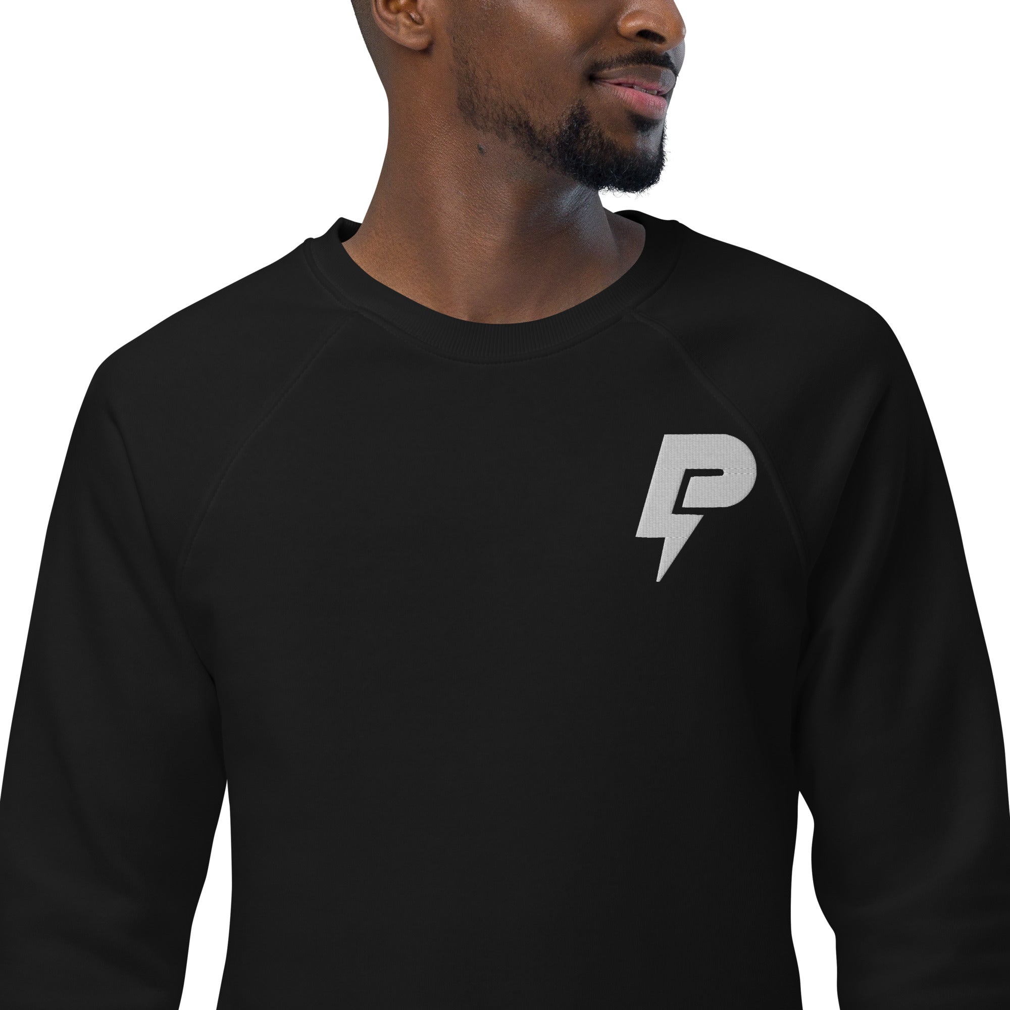 Black 2024 raglan sweatshirt